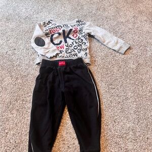Calvin Klein Kids Black Jogger Pants